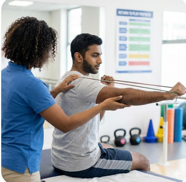 Sports and running Injuries — sprains, strains, tendon issues, and post‑injury conditioning.