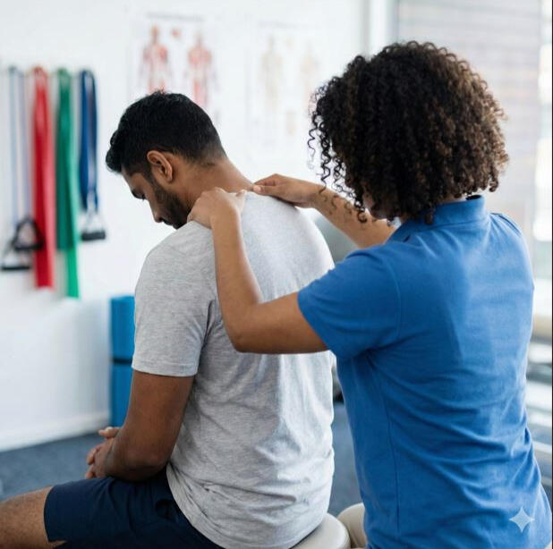 Neck & Back Pain - acute flare‑ups and chronic pain management ,work related ergonomics and posture correction, scoliosis, facet joint changes, spinal stenosis, and disc related pains.